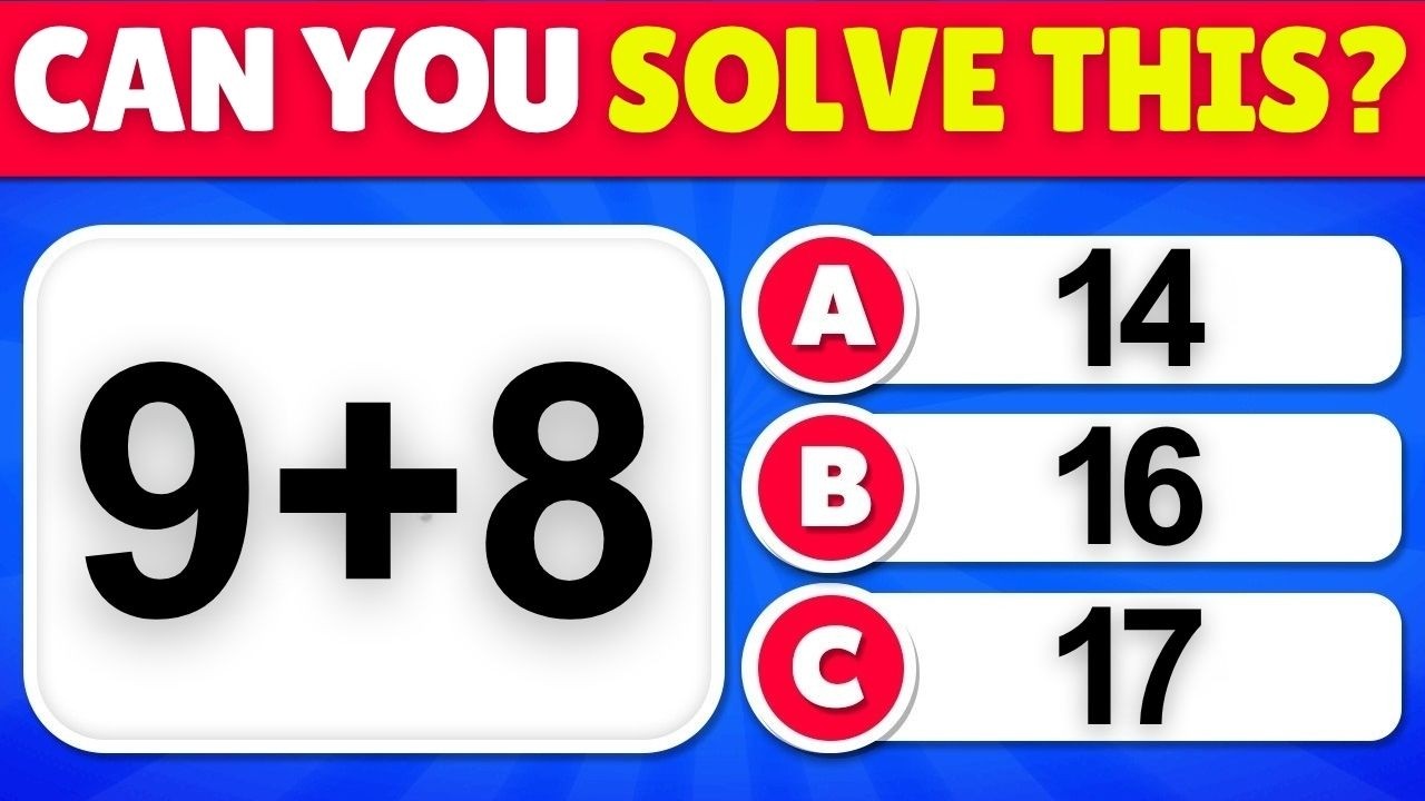Can You Pass This Math Quiz? 🧠 Only Geniuses Score 100%!