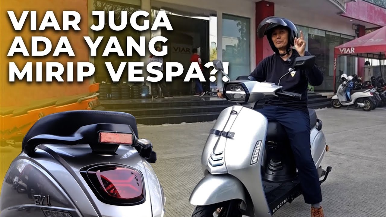 INI DIA VESPA NYA VIAR!! MOTOR LISTRIK VIAR EV1
