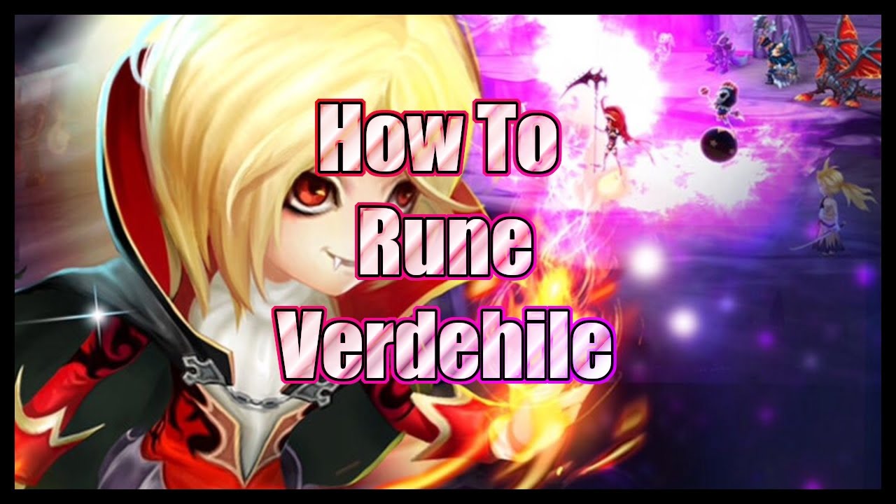 How to rune Verdehile Summoners War