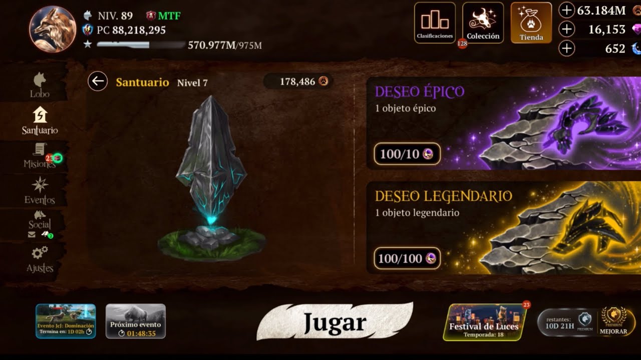 [The wolf]  Deseo Legendario 
