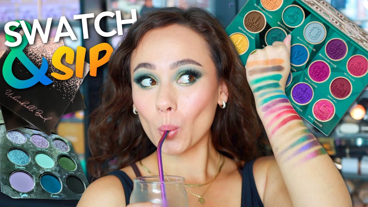 SWATCH & SIP! NOMAD ROYAL EUROPE, SYDNEY GRACE UNBREAKABLE BOND, FANTASY COSMETICA ROGUE!! OH MY 😍