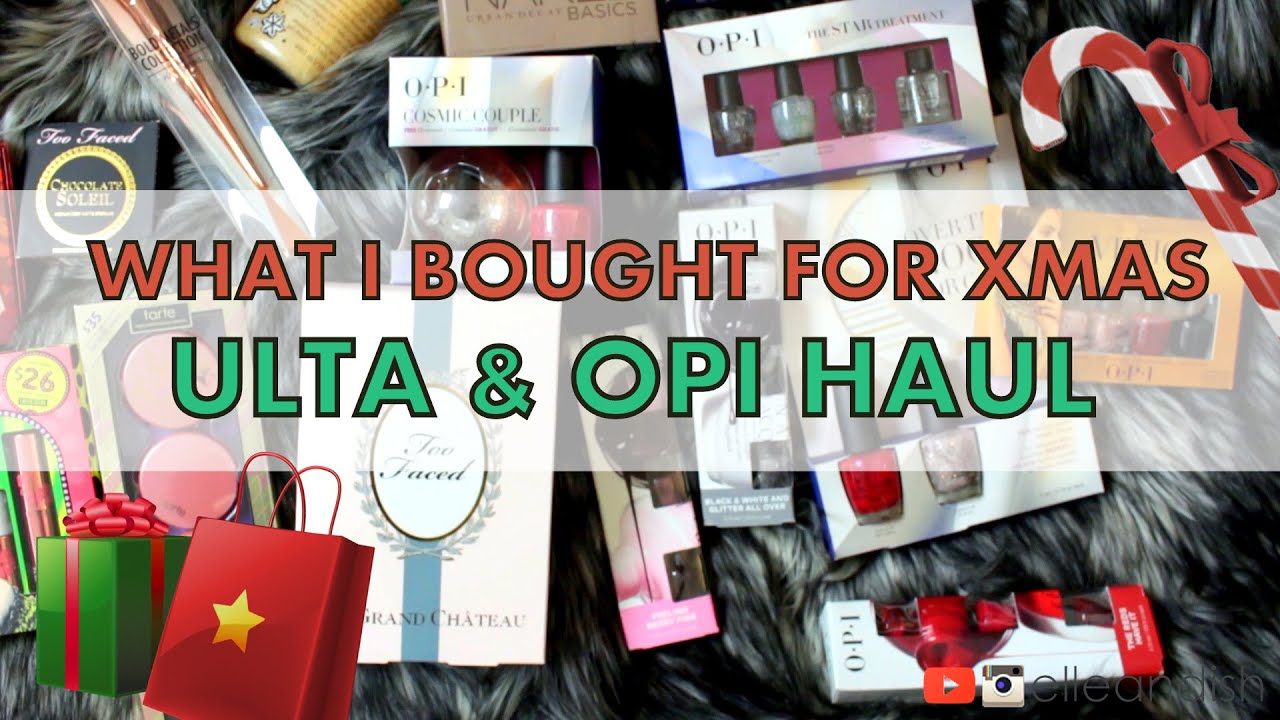 ULTA & OPI Christmas Gift Haul & HOLIDAY GIVEAWAY #1! (ENDED)