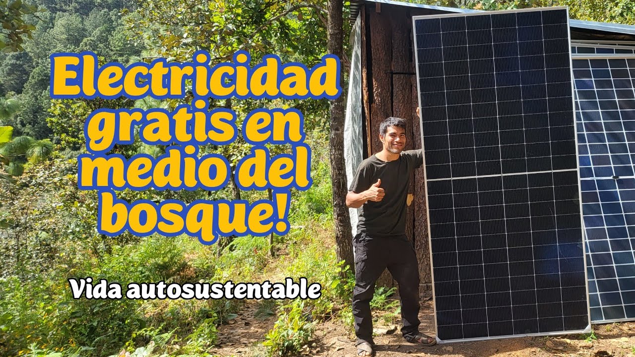 Instalando paneles solares en mi cabaña del bosque (off grid)