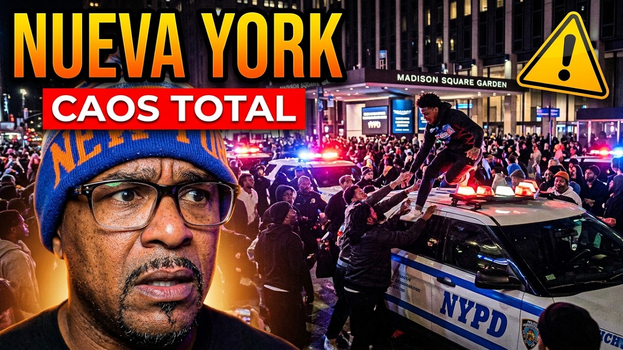 Nueva York 🚨 &iexcl;CAOS TOTAL AFUERA DEL MADISON SQUARE GARDEN! | Knicks vs Spurs Termina en Locura