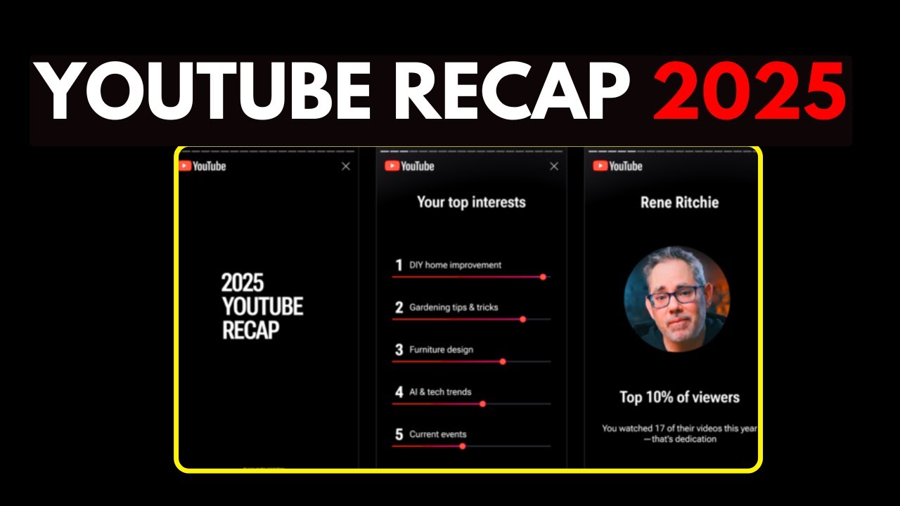 Как посмотреть обзор YouTube 2025 на мобильном телефоне и ноутбуке