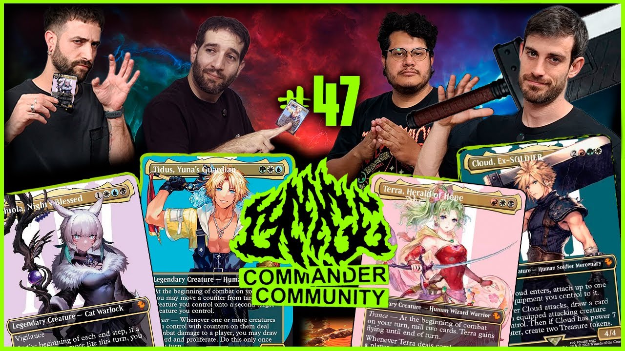 FINAL FANTASY Precons x Magic | Cloud, ex-Soldado vs Terra vs Y’shtola vs Tidus | #commanderbcn47