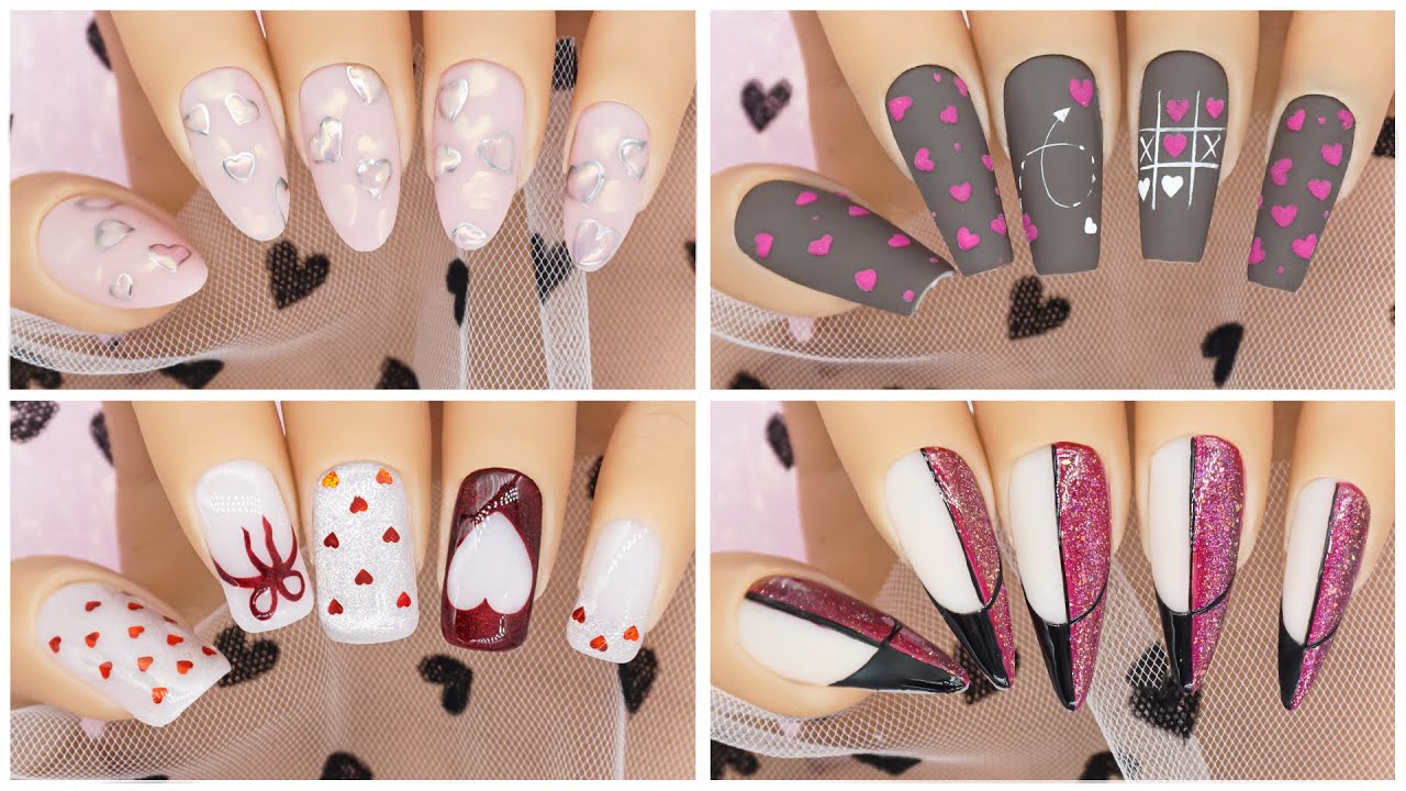 Simple Valentine’s Day Nail Art Ideas  💅❤️ | Easy & Romantic Designs 2026| Cute Nails 💖