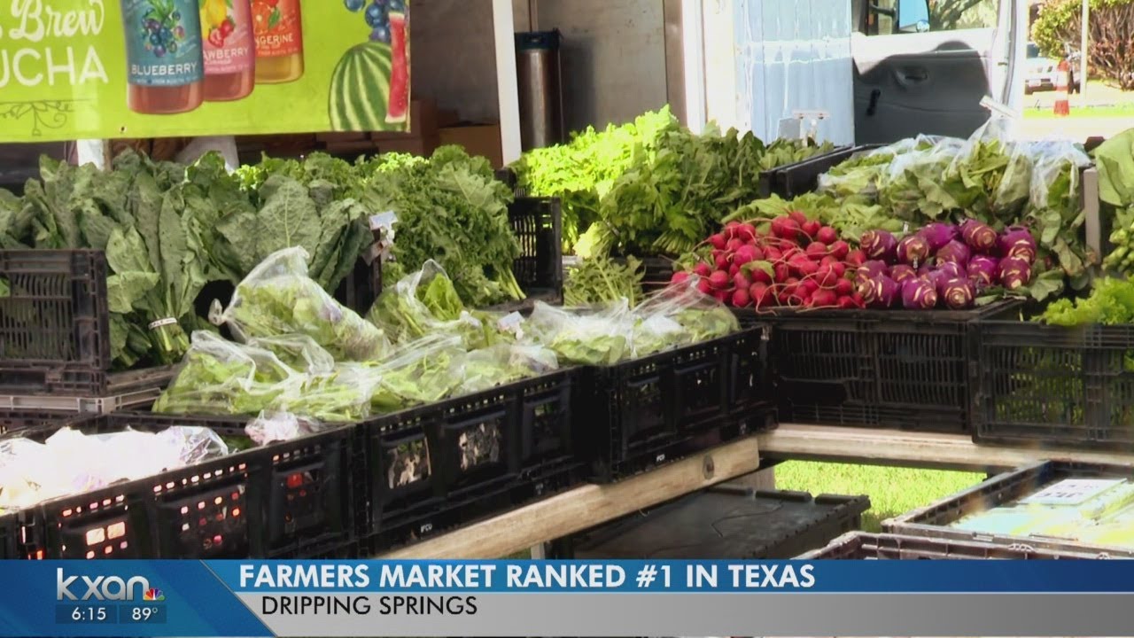 Dripping Springs farmers market ranked best in Texas