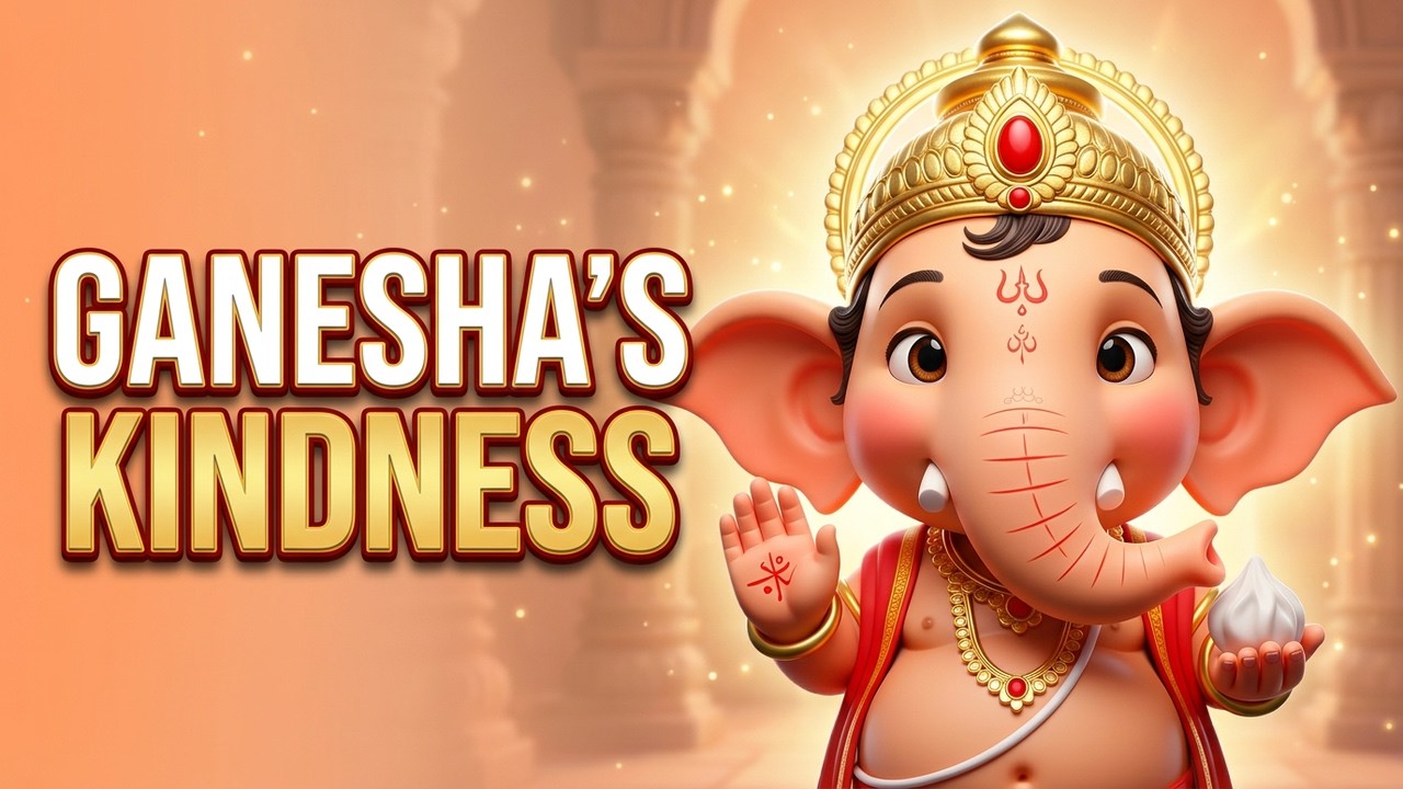 The Beautiful Kind Story of Lord Ganesha 🕉️ | Kids Moral Story | Indian Mythology for Children