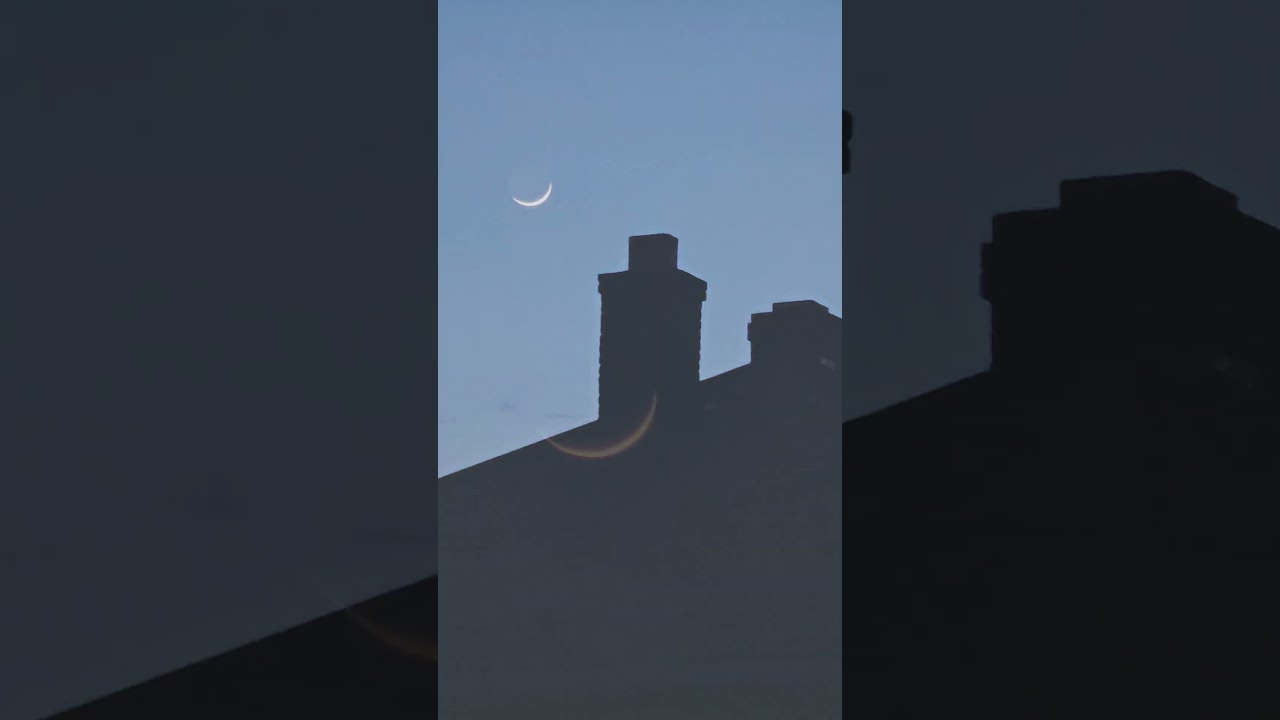 First Visible Phase of the Moon after the New Moon | Waxing Crescent Moon