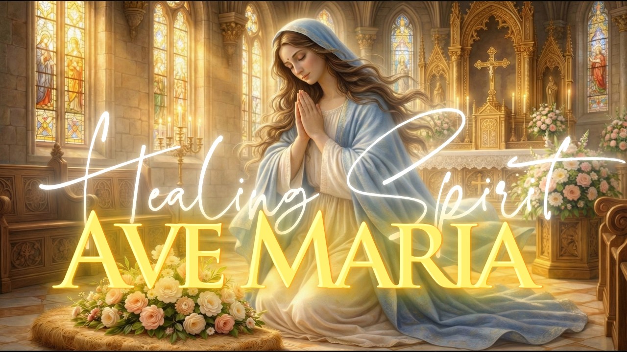 Healing Spirit Ave Maria | Soul Healing Soundscape - Music for Peaceful Mind & Heart | Grace Calm