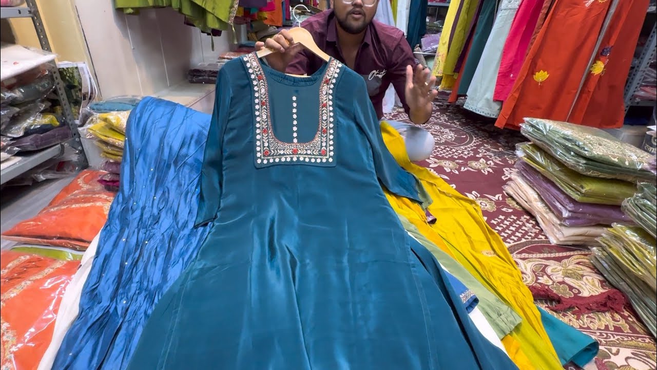 Chickpete Bangalore Wholesale Boutique Designer Kurti Set Collection|Online Shopping Single Courier 