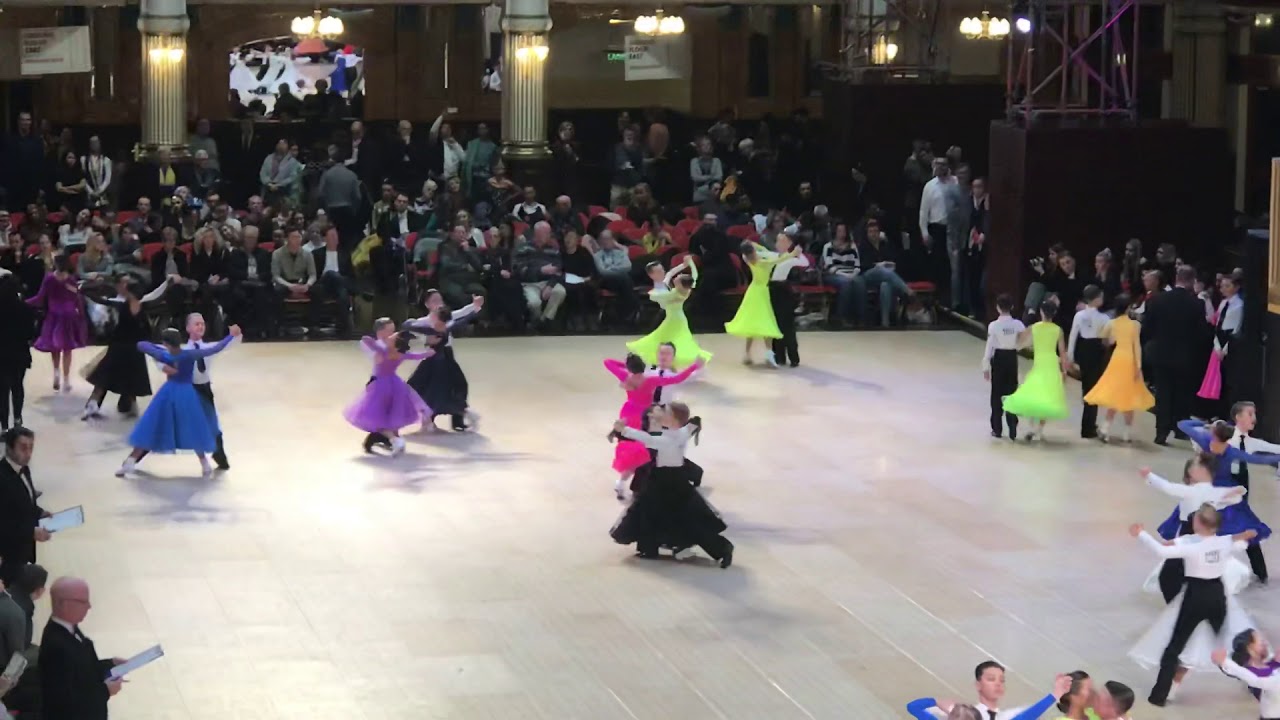 ANIL MISHRA & MARIIA MYKHAILENKO.-  FOXTROT.- JUVENILE  (UNDER 12 YEARS).- BLACKPOOL.- 01.04.2018