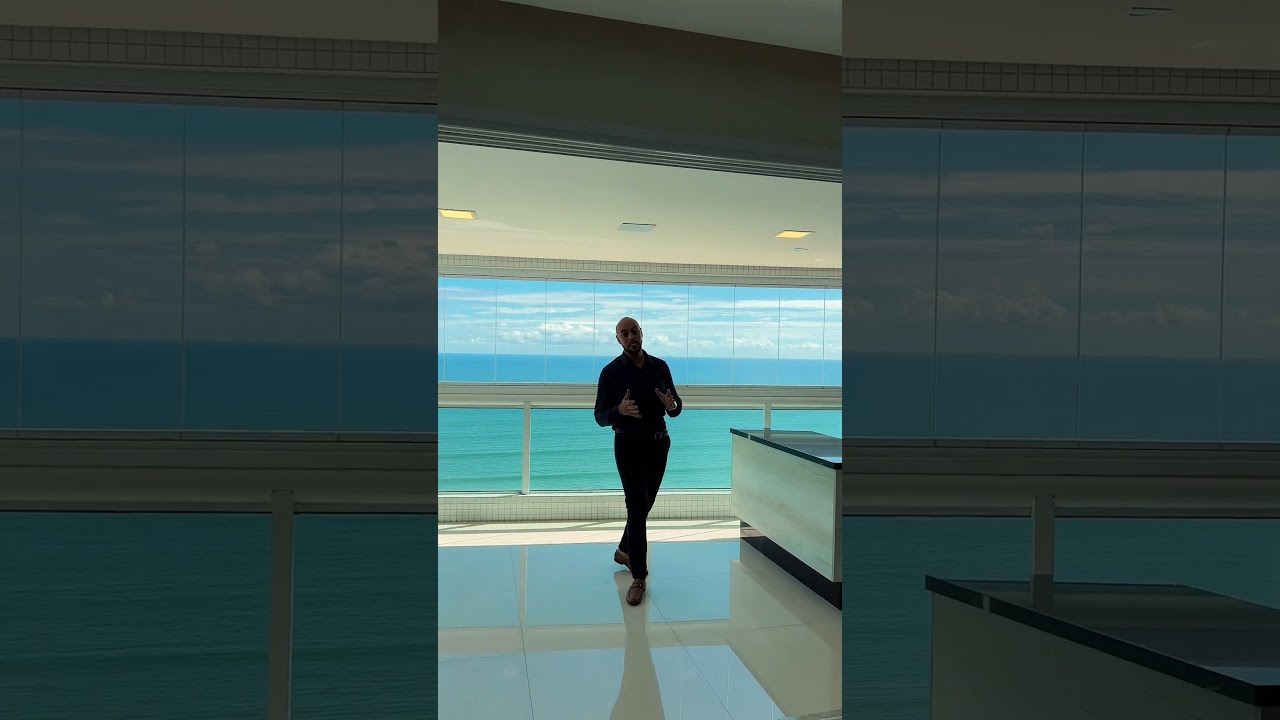 Apartamento tr&ecirc;s su&iacute;tes de frente para o mar no canto do Forte Praia Grande SP #apartamentoavenda