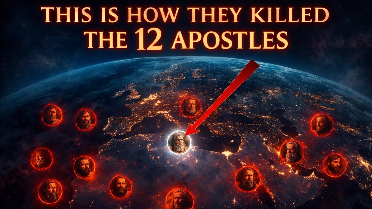 The Terrible End of the 12 Apostles, Traced Across the World on a Map