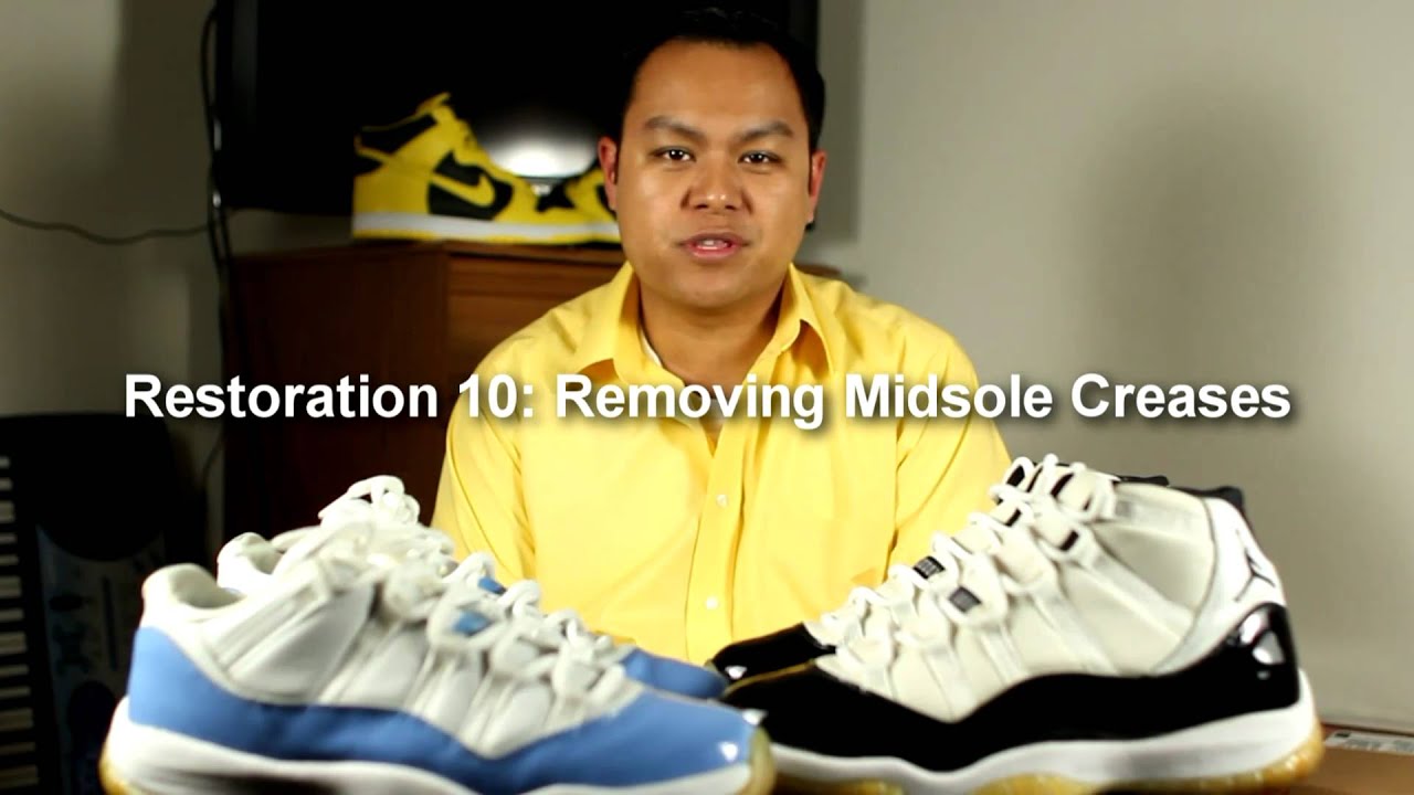 Removing Midsole Creases from the Air Jordan 11 (XI)