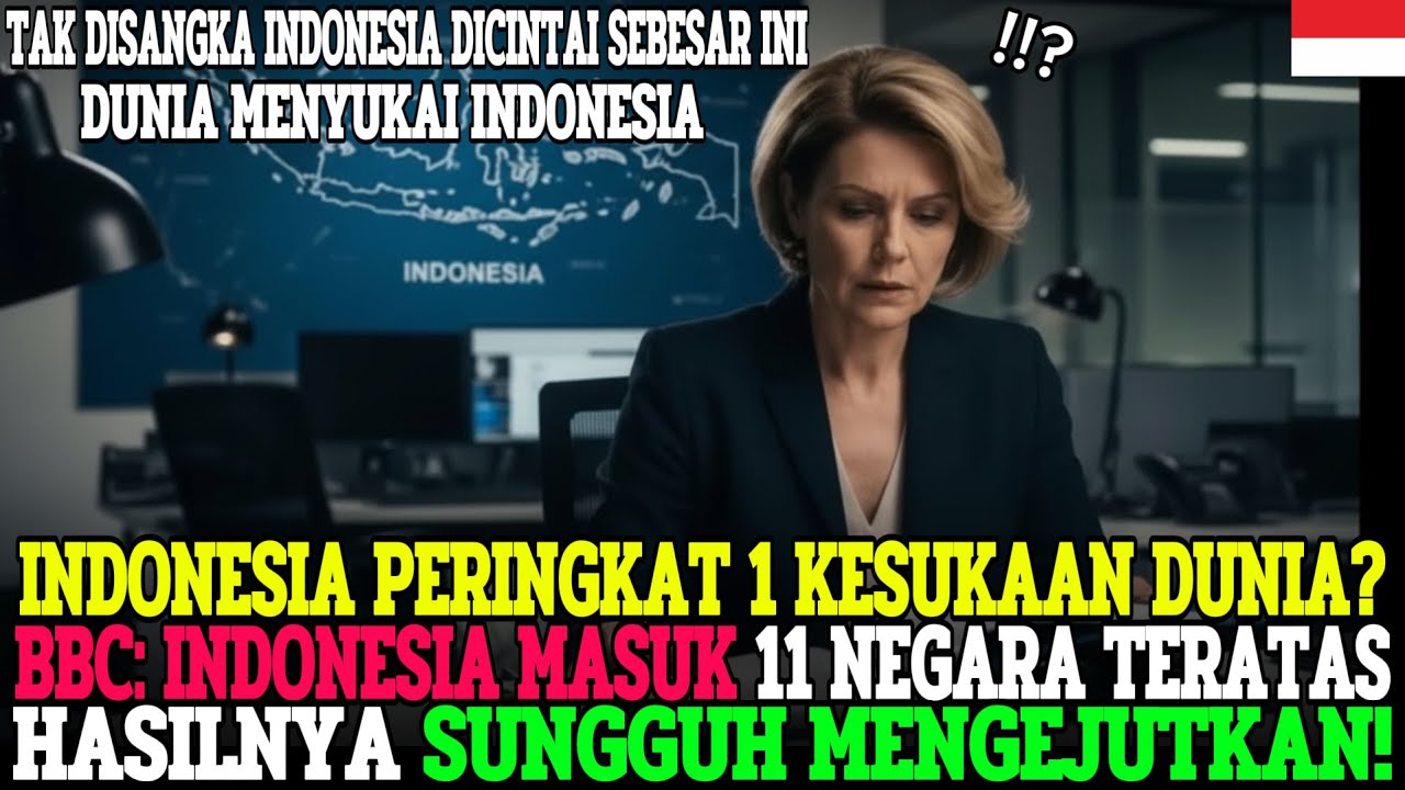 NEGARA FAVORIT DUNIA ❤️ PERINGKAT 1 ADALAH INDONESIA! HASILNYA MENGEJUTKAN!