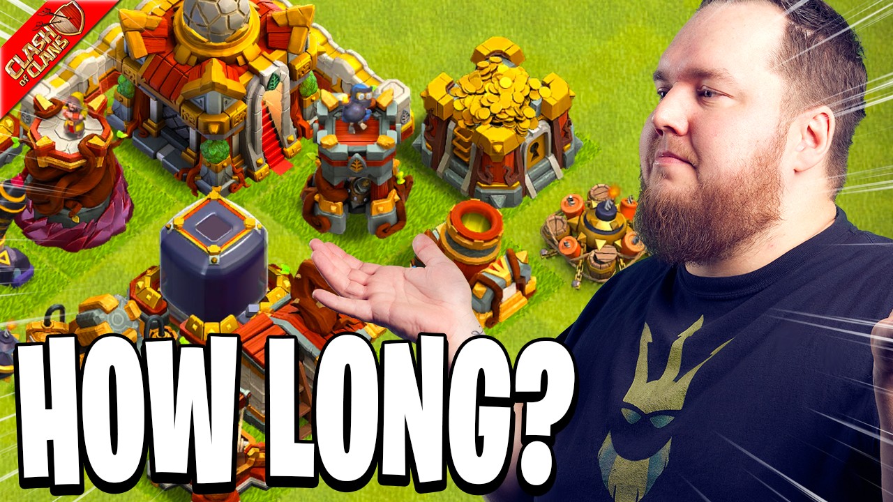 Сколько времени потребуется, чтобы достичь макс. TH16? - Clash of Clans