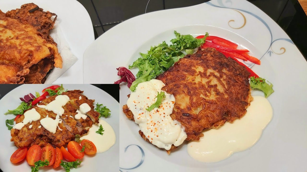 Borzaska -Şnițel din Carne de Porc învelit cu Cartofi Rețetă din Ardeal @Iulya Food Station