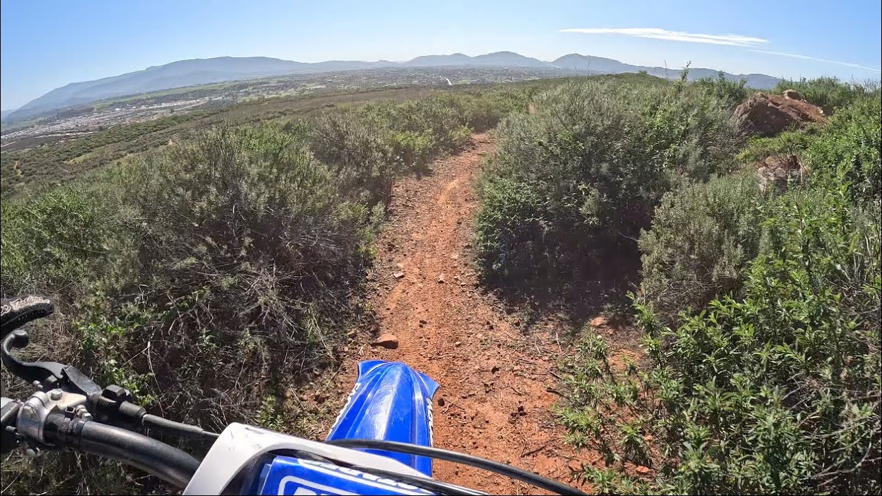 Chill Trail Riding, Yamaha YZ450F          Beautiful California 