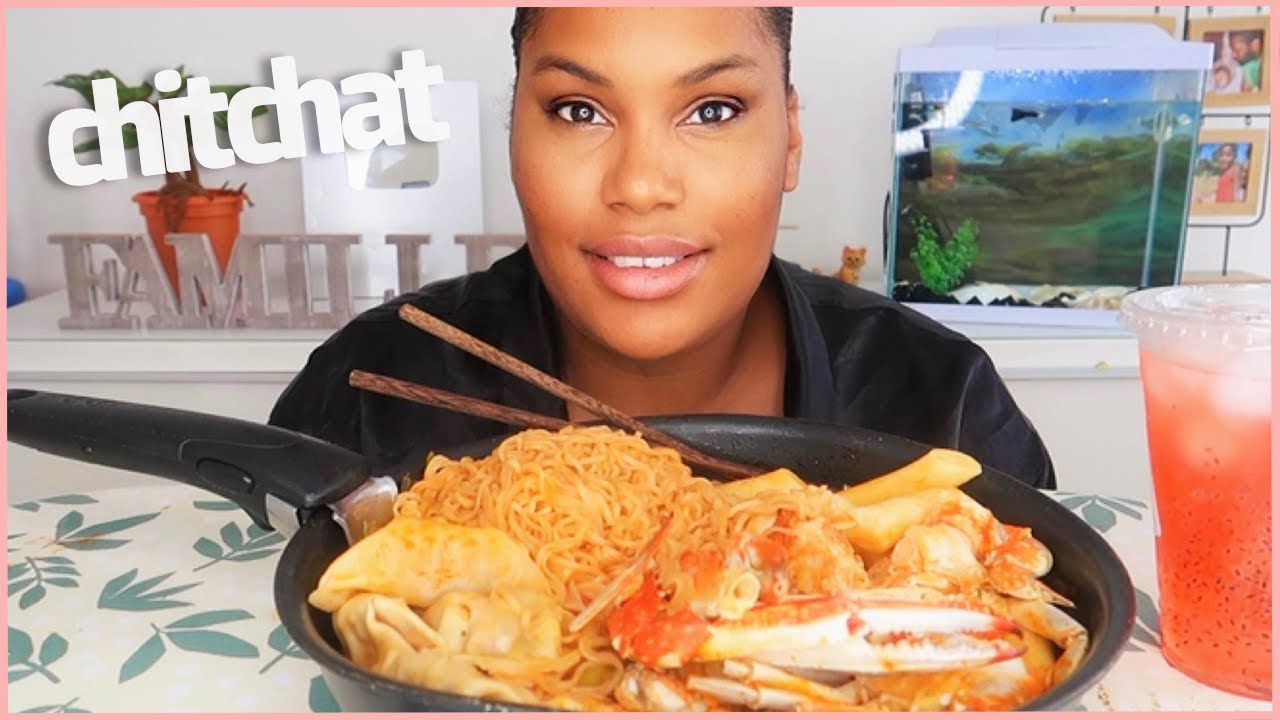 BLUE CRABS, RAMEN NOODLES, BULDAK DUMPLINGS MUKBANG