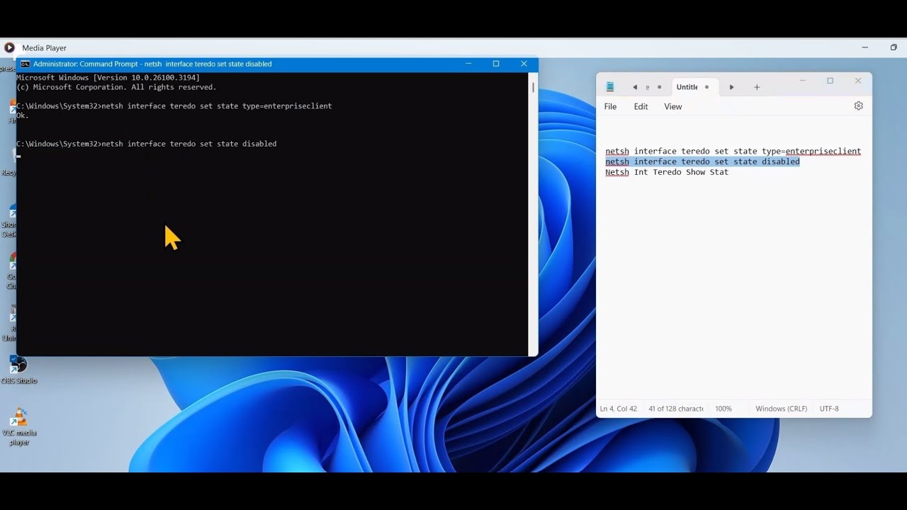 How to enable and disable Teredo in Windows 11