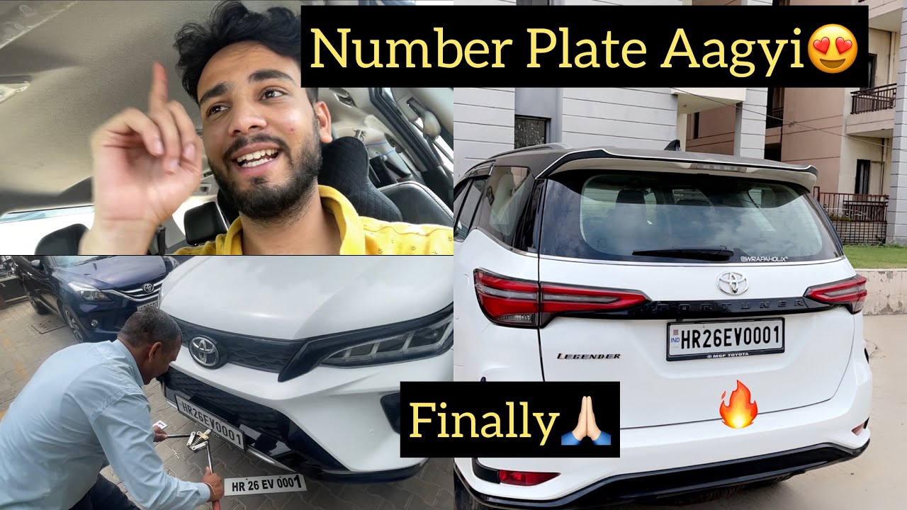 Fortuner Ki Number Plate Aagyi❤️