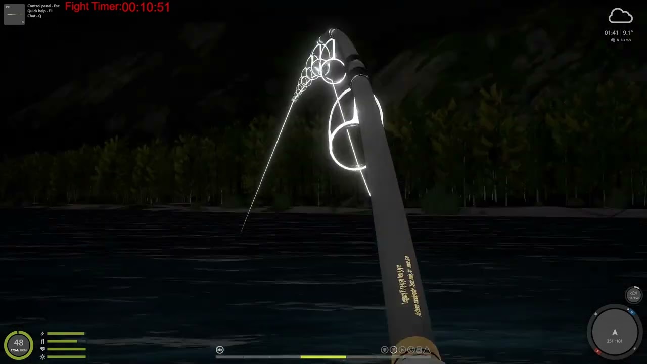 Russian Fishing 4, 337kg Kaluga Full Fight