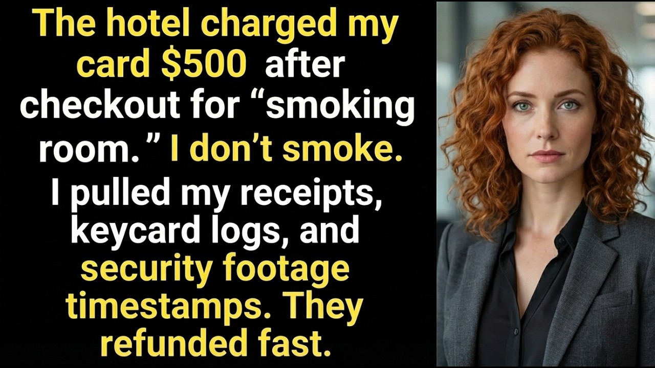 They Accused Me Of Smoking In The Room. I Pulled Receipts And The Manager Went Quiet.