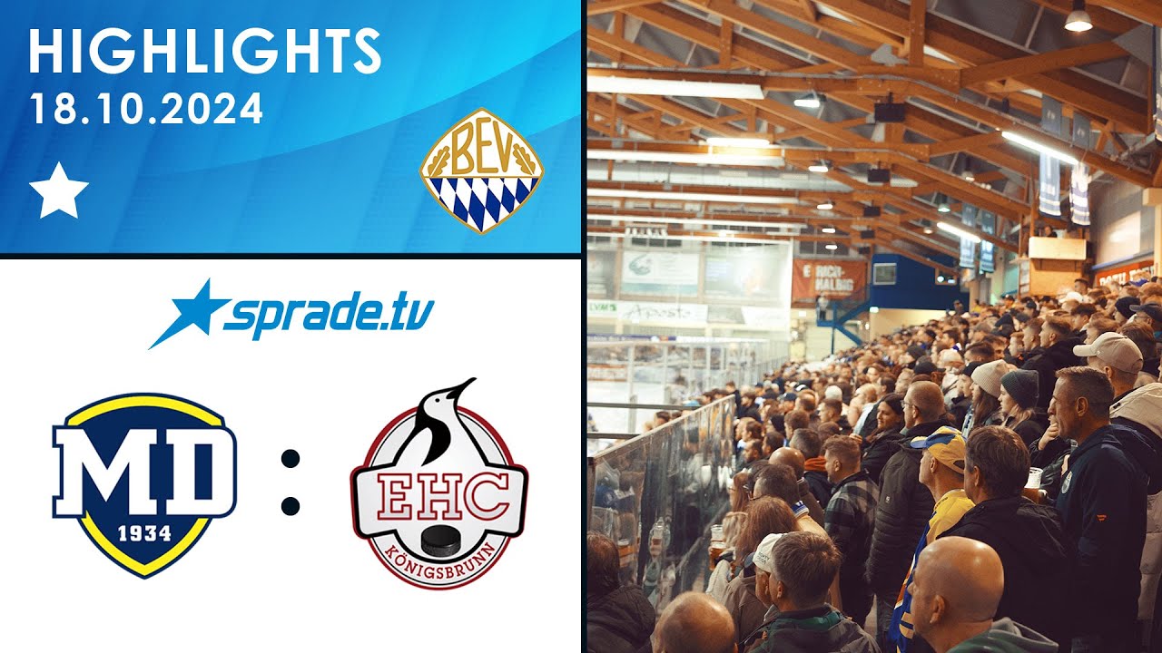 18.10.2024 - Highlights - Schweinfurt Mighty Dogs vs. EHC Königsbrunn