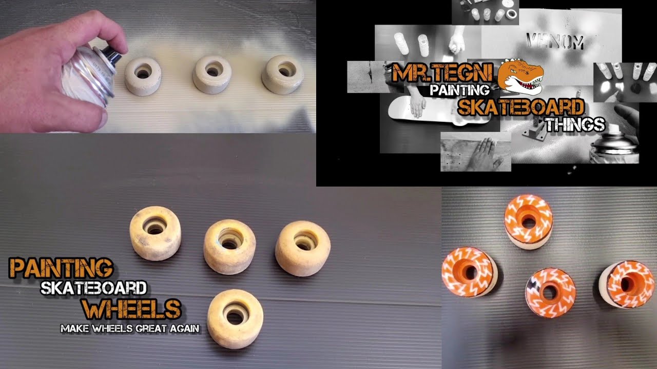 Painting Skateboard Wheels (Make Wheels great Again)