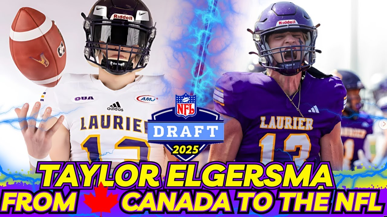 2025 NFL DRAFT PROSPECT Taylor Elgersma, the CANADIAN ROCKET is set to DOMINATE IN THE NFL