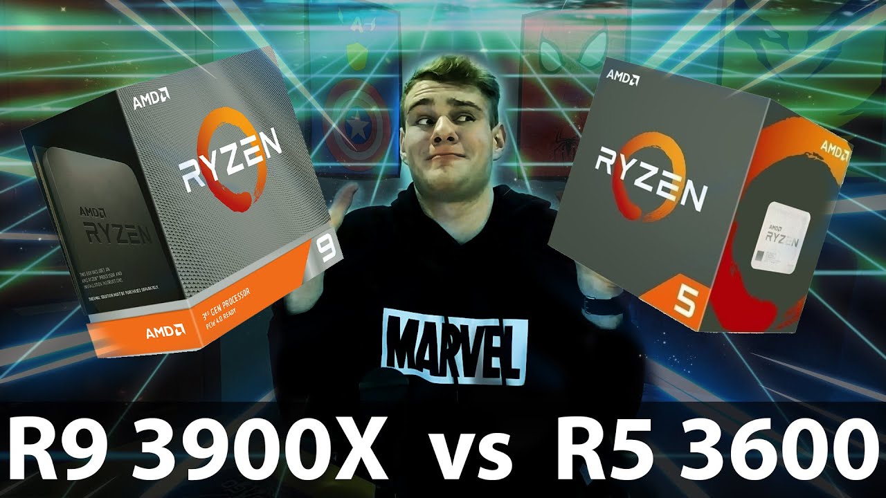 ЗАЧЕМ ПЕРЕПЛАЧИВАТЬ? Ryzen 3900X vs Ryzen 3600 - Тест и Сравнение в Играх