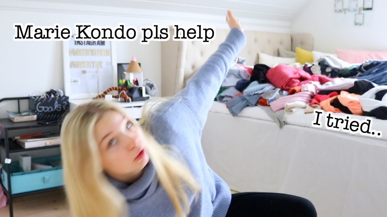 CLEAN YOUR ROOM! KONMARI Method Room Decluttering *Apparently Satisfying*