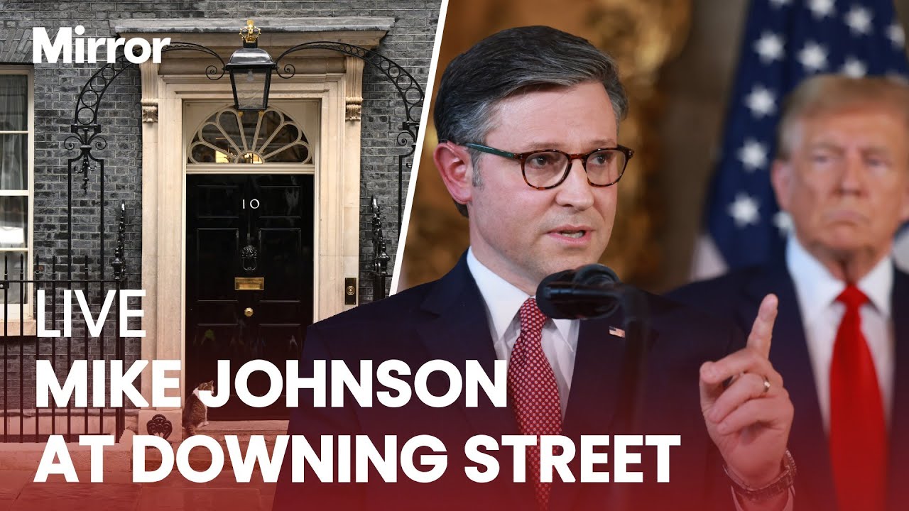 LIVE: Keir Starmer hosts speaker of the US House of Representatives Mike Johnson at No 10