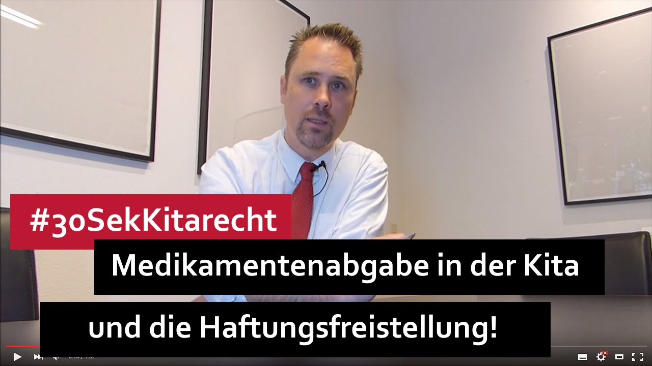 Kita2Day I Medikamentenabgabe in der Kita und Haftungsfreistellung durch Eltern!