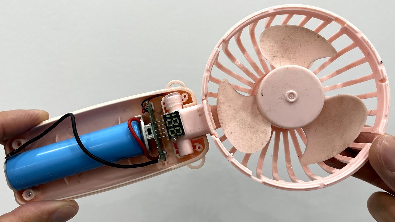 Broken Mini Fan? Watch This First 😱