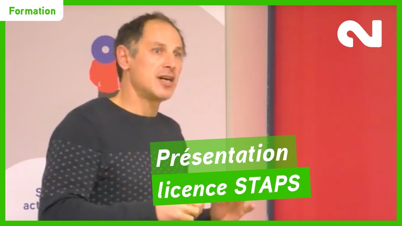 Présentation de la licence STAPS  - Education et motricité