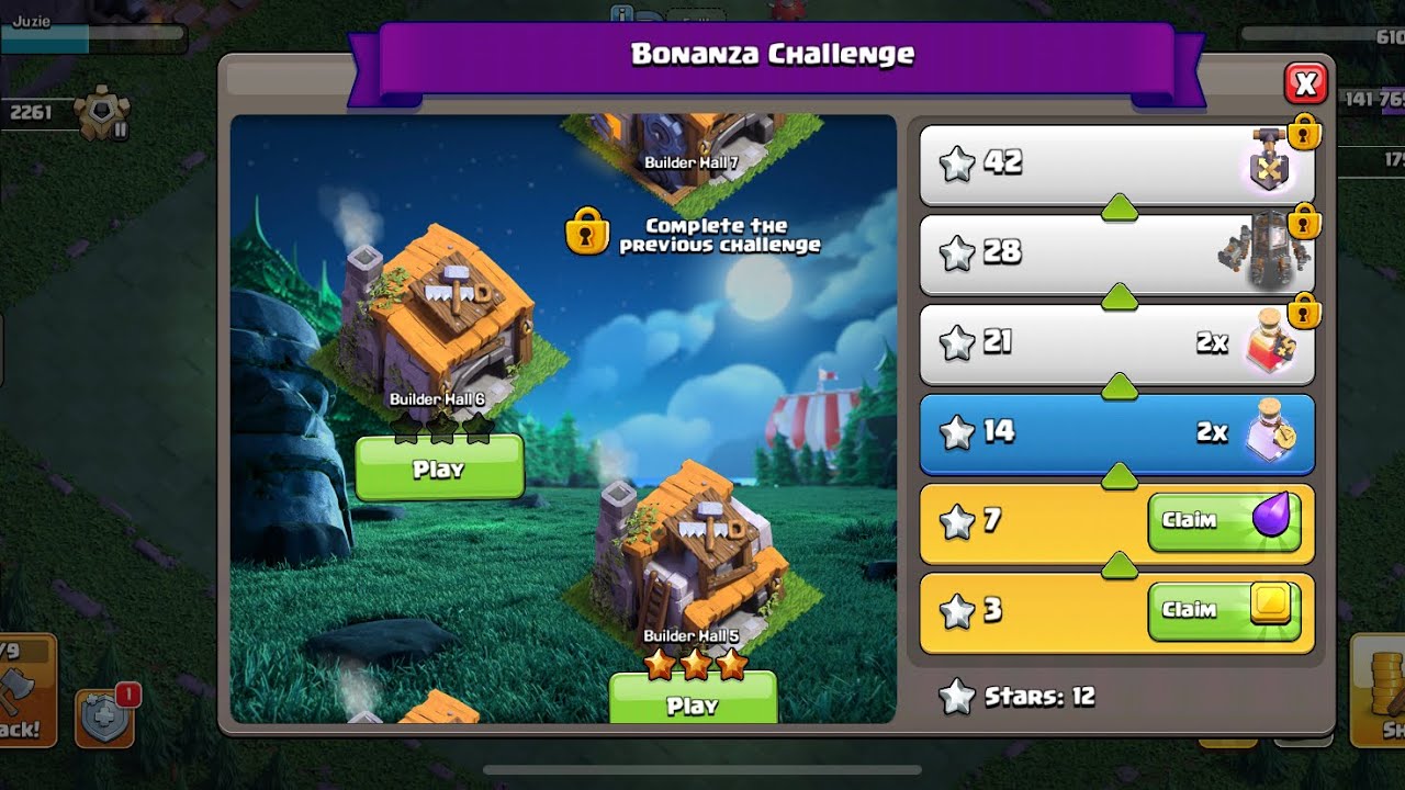 BONANZA challenge on clash of clans in 2023