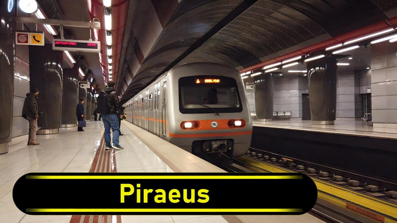 Metro Station Piraeus (Line 3) - Athens 🇬🇷 - Walkthrough 🚶