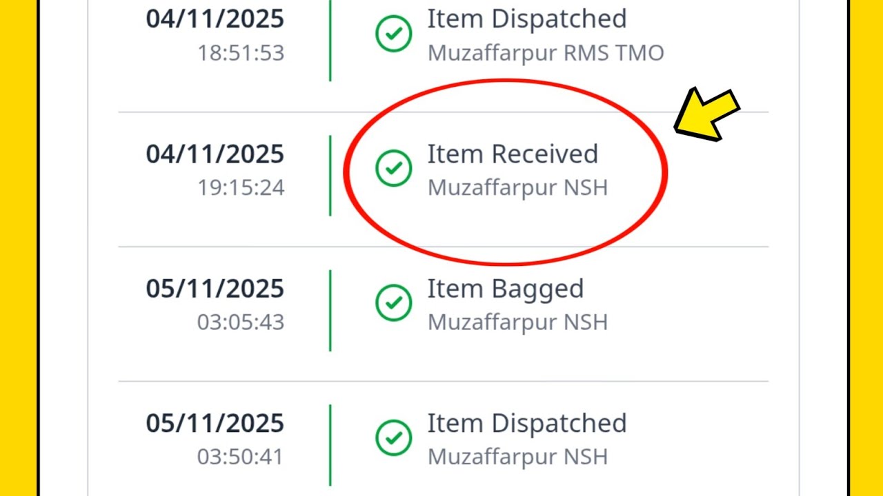 Item received ka matlab kya hota hai | What is the meaning of item received