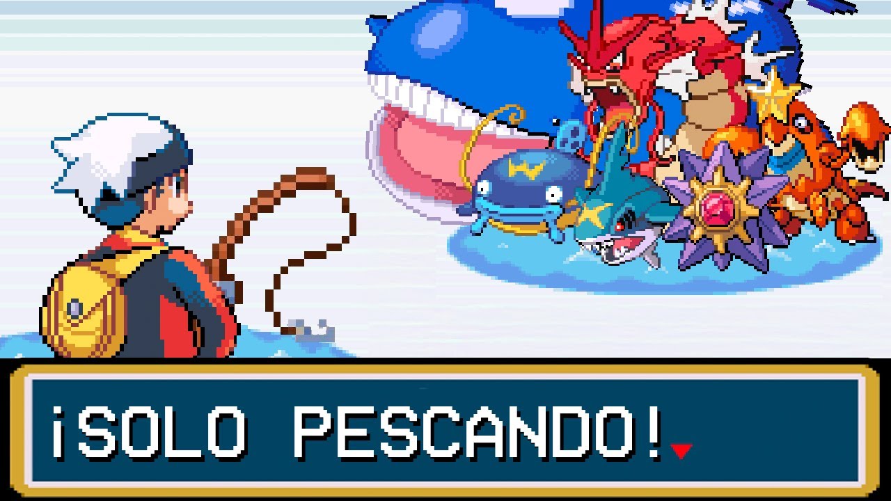Puedo COMPLETAR Pokémon Zafiro únicamente PESCANDO?