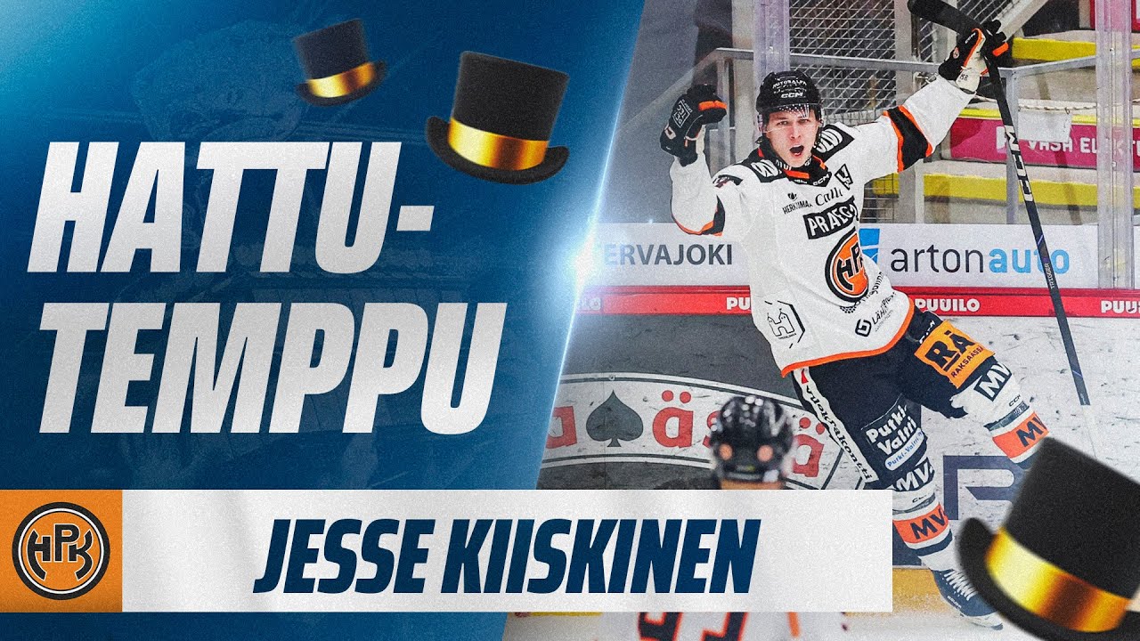 Jesse Kiiskiselle Liiga-uran ensimm&auml;inen hattutemppu!