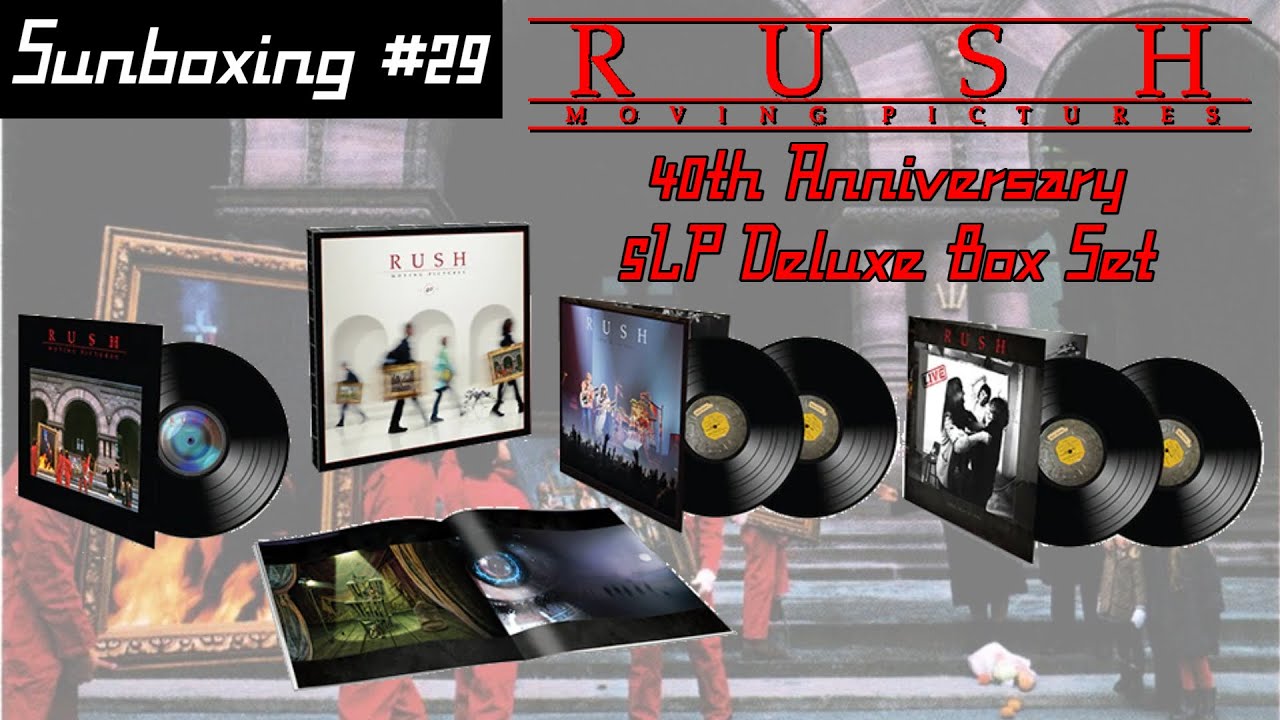 Распаковка Rush &mdash; подарочный набор из 5 виниловых пластинок к 40-летию Moving Pictures (Sunboxing...