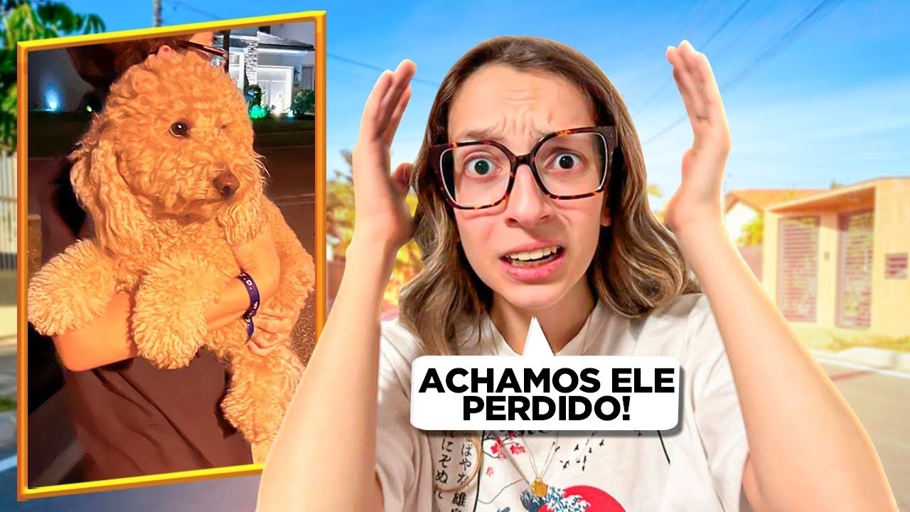 ENCONTREI UM CACHORRINHO ABANDONADO EM FRENTE A MINHA CASA!