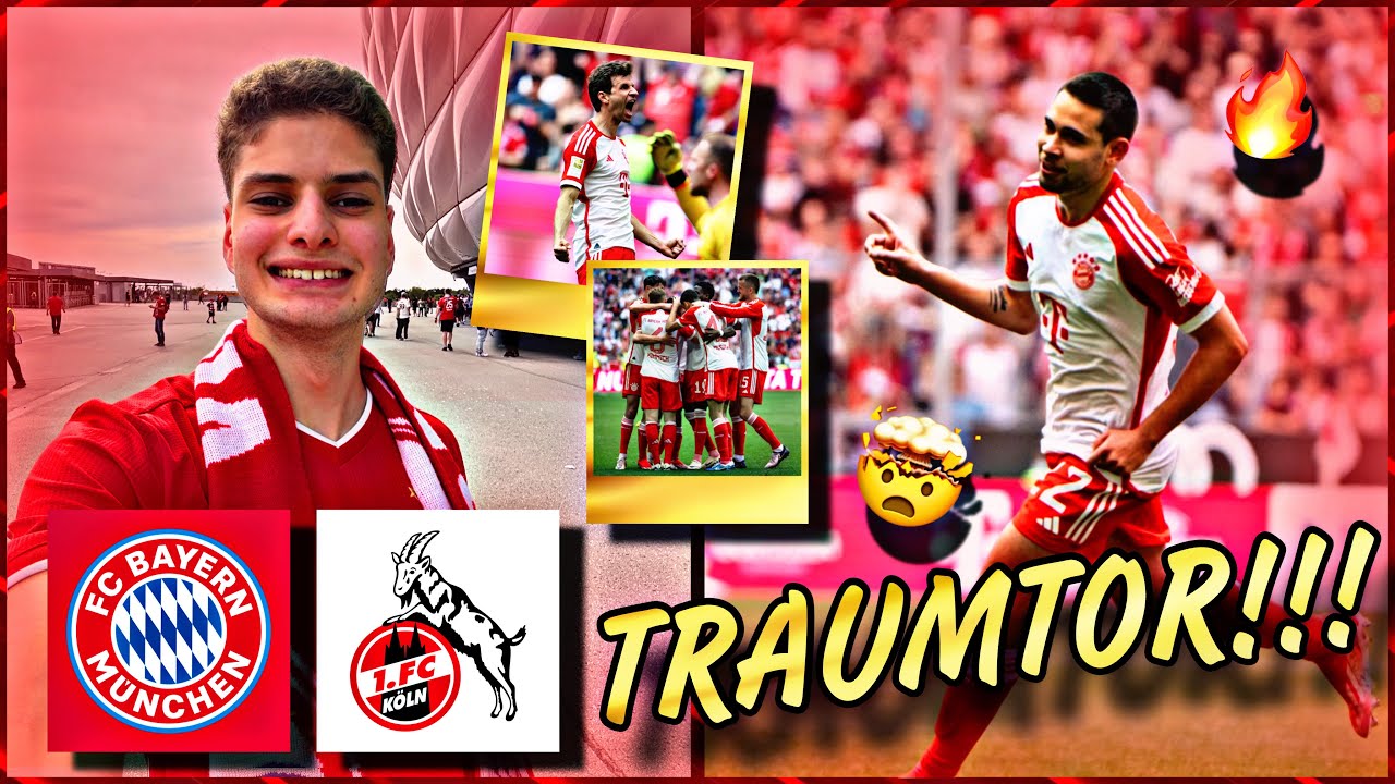 Was ein TRAUMTOR!!🔥🤯 | FC Bayern vs 1. FC Köln - Stadionvlog | MIDO
