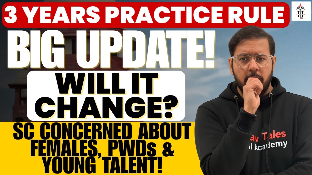 3 YEAR PRACTICE  JUDGMENT RULE | BIG UPDATE FROM SUPREME COURT | CAN IT CHANGE ? SHUBHAM SIR
