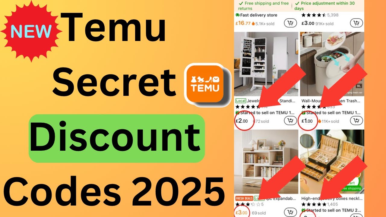 How to unlock Temu Secret Discount codes in 2025