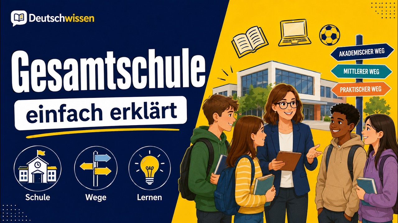 Gesamtschule einfach erklärt ⭐️⭐️⭐️ alle Infos in 3 Minuten!