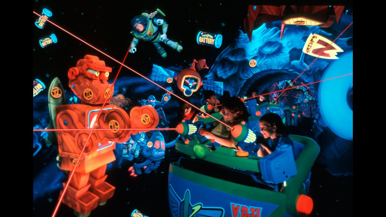 Buzz Lightyear Laser Blast  Onride Disneyland Paris